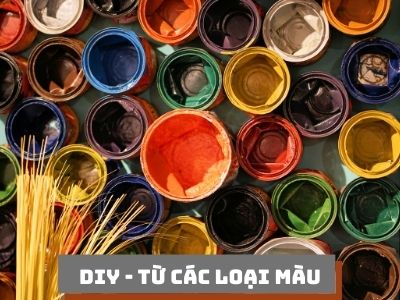 Bộ nguyên liệu từ màu
